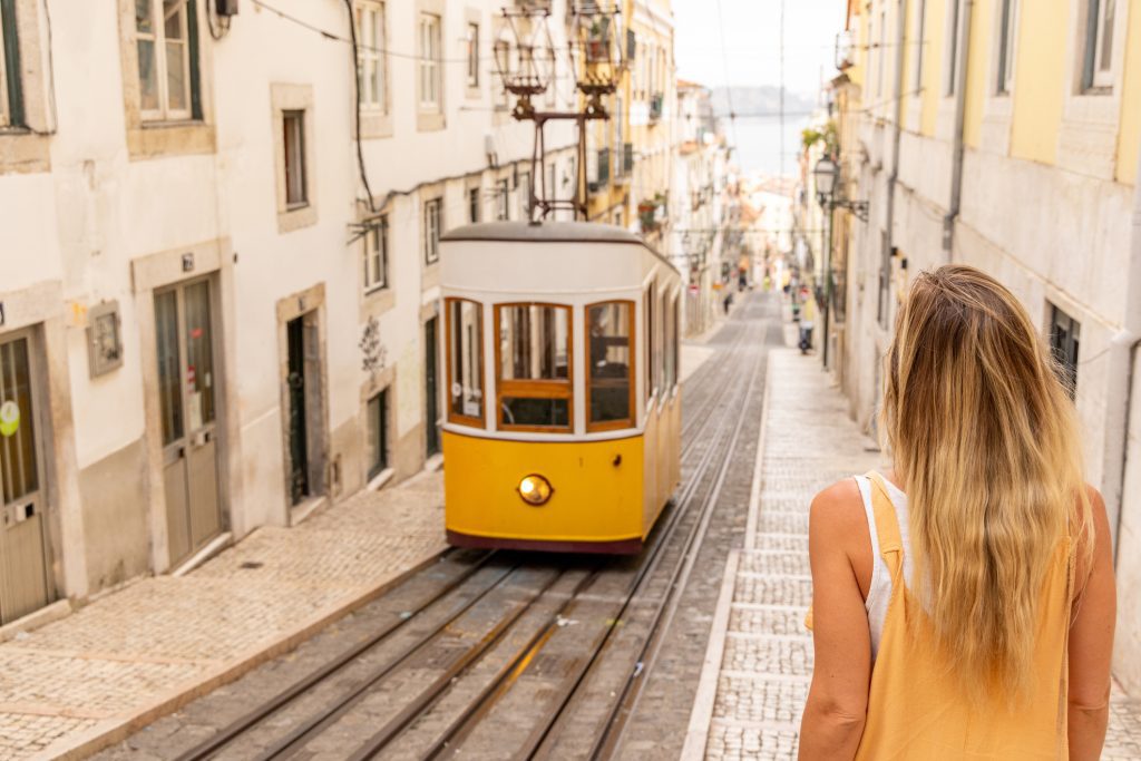 Young woman traveling in Lisbon - Viking Travel