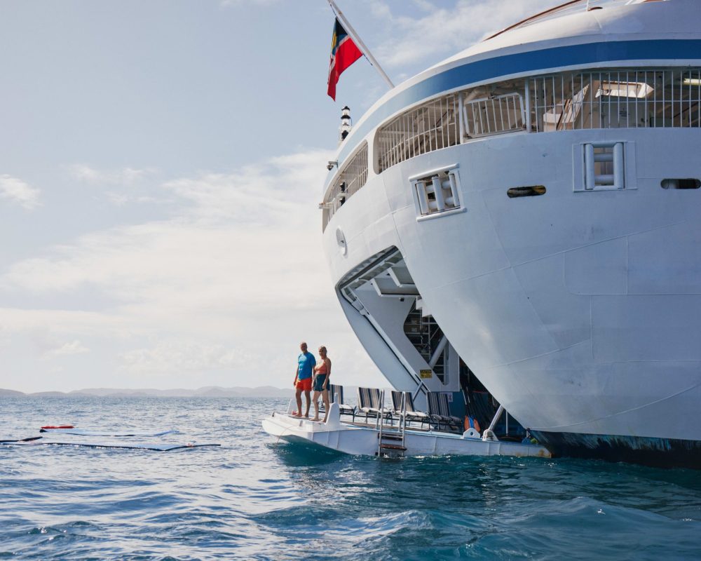 Windstar water sports at the back of ship - Viking Travel
