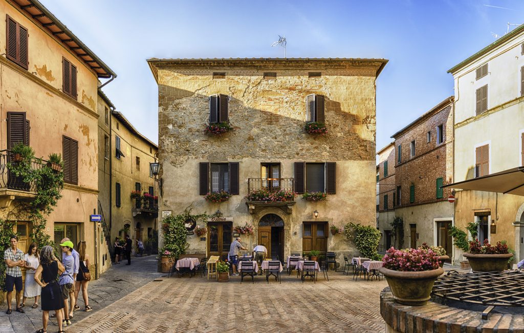 View of Piazza di Spagna in Pienza, Tuscany, Italy - Viking Travel
