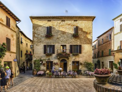 View of Piazza di Spagna in Pienza, Tuscany, Italy - Viking Travel